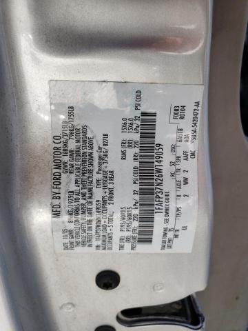 Photo 12 VIN: 1FAFP37N26W149059 - FORD FOCUS ZX5 