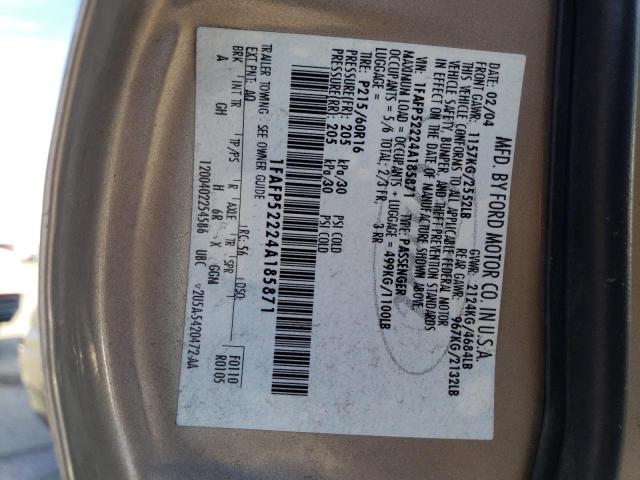 Photo 11 VIN: 1FAFP52224A185871 - FORD TAURUS 