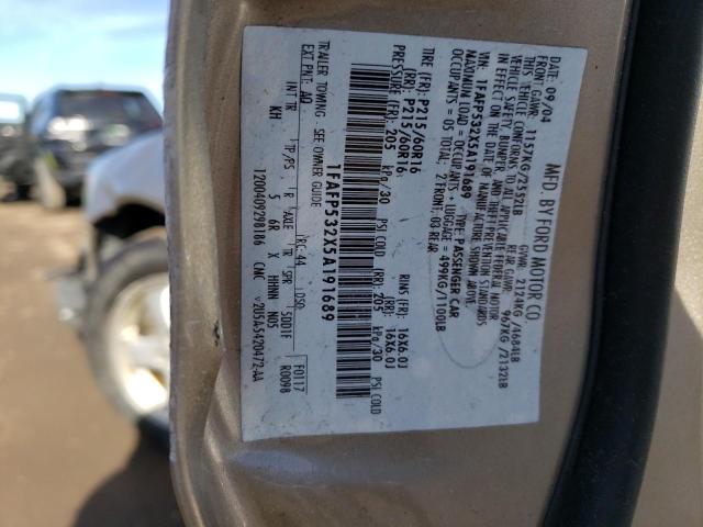 Photo 11 VIN: 1FAFP532X5A191689 - FORD TAURUS 