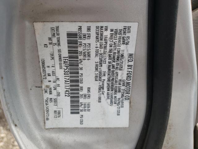 Photo 11 VIN: 1FAFP53U17A117422 - FORD TAURUS 