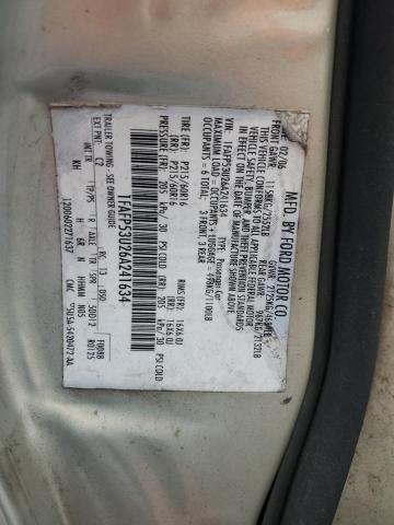 Photo 11 VIN: 1FAFP53U26A241634 - FORD TAURUS SE 