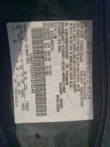 Photo 11 VIN: 1FAFP5525YG292282 - FORD TAURUS SES 