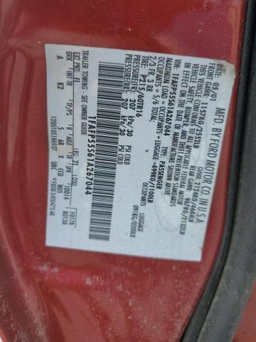 Photo 11 VIN: 1FAFP55S61A267044 - FORD TAURUS SES 