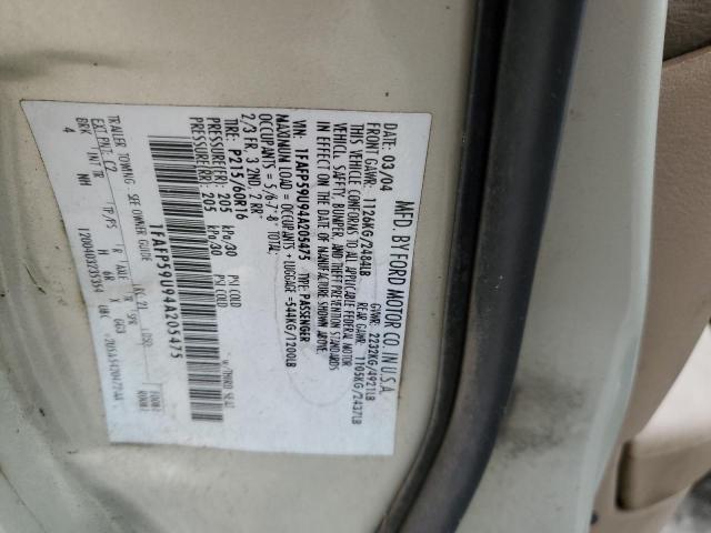 Photo 11 VIN: 1FAFP59U94A205475 - FORD TAURUS SEL 