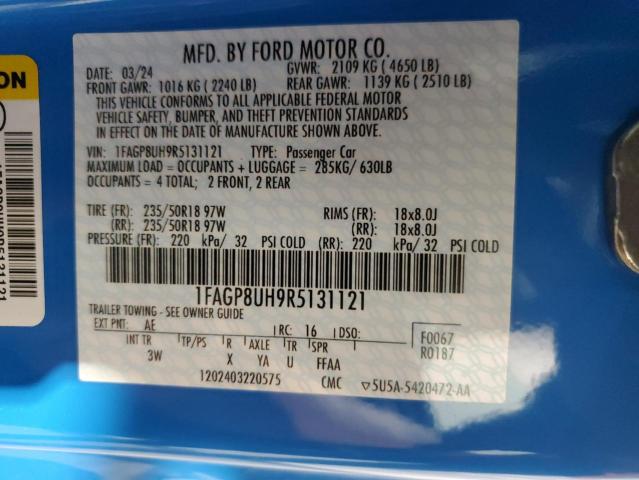 Photo 11 VIN: 1FAGP8UH9R5131121 - FORD MUSTANG 