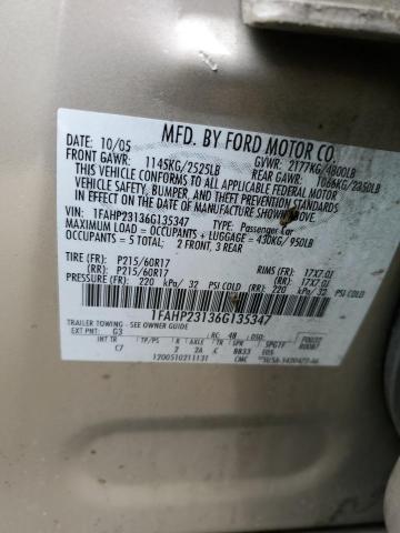 Photo 11 VIN: 1FAHP23136G135347 - FORD FIVE HUNDR 