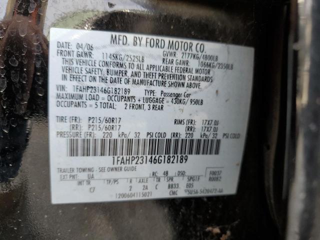 Photo 11 VIN: 1FAHP23146G182189 - FORD FIVE HUNDR 