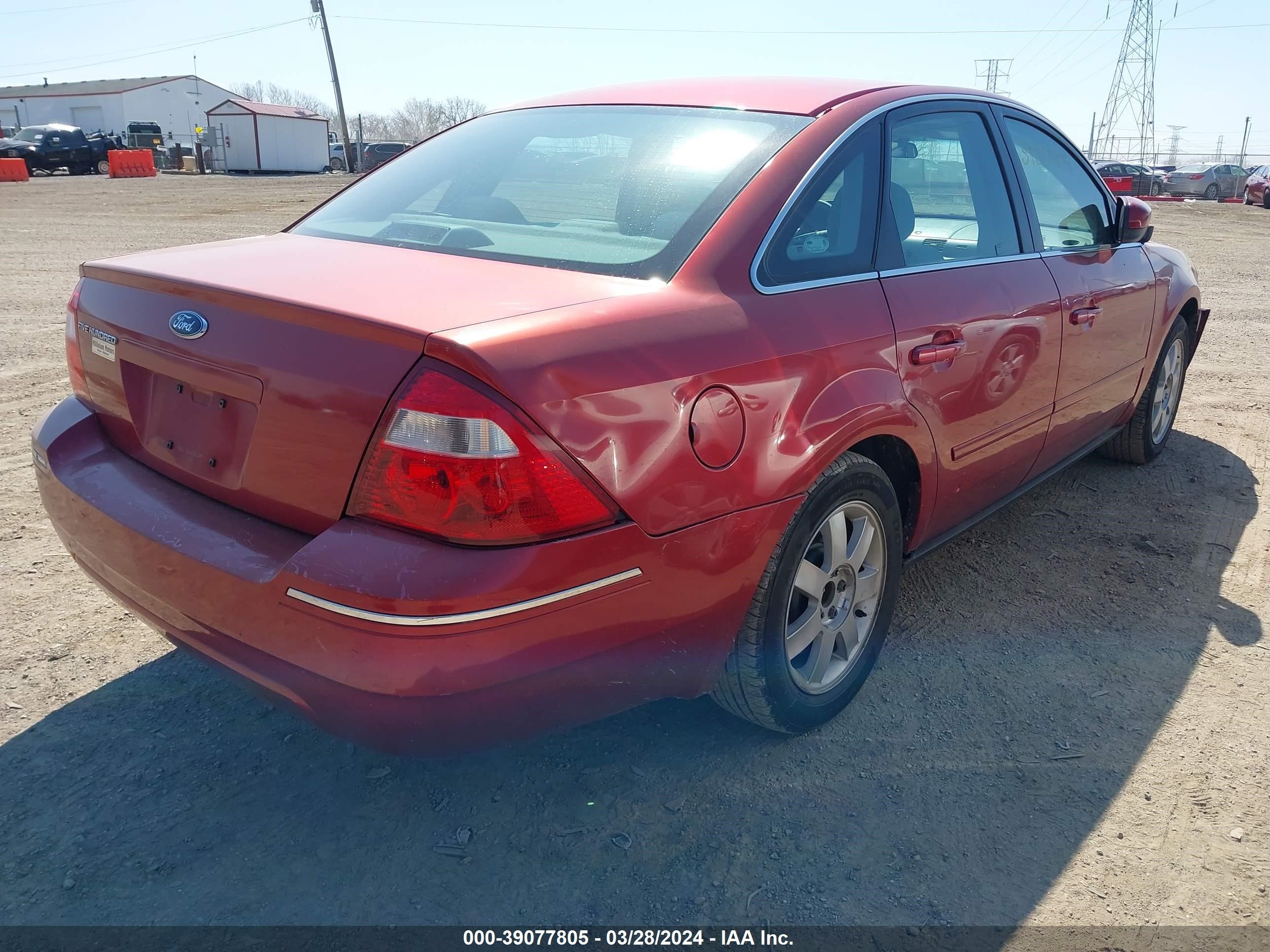 Photo 3 VIN: 1FAHP23155G106236 - FORD FIVE HUNDRED 