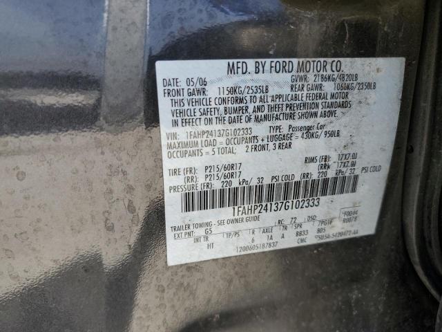 Photo 11 VIN: 1FAHP24137G102333 - FORD FIVE HUNDR 