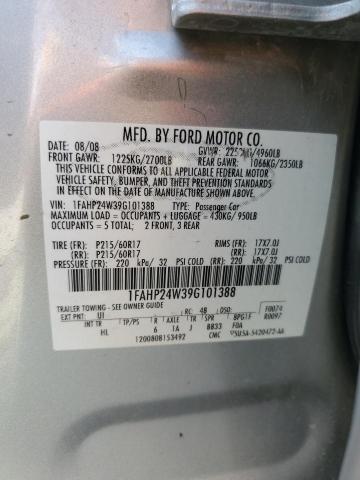 Photo 11 VIN: 1FAHP24W39G101388 - FORD TAURUS SEL 