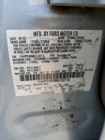 Photo 11 VIN: 1FAHP24W88G132716 - FORD TAURUS 