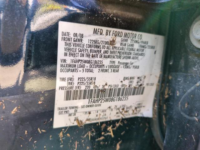 Photo 12 VIN: 1FAHP25W08G186235 - FORD TAURUS LIM 