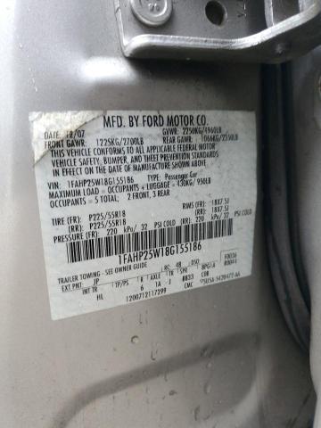 Photo 11 VIN: 1FAHP25W18G155186 - FORD TAURUS 