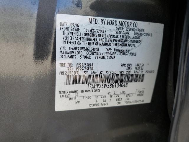 Photo 11 VIN: 1FAHP25W58G134048 - FORD TAURUS 