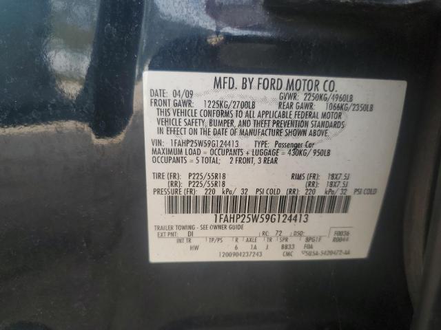 Photo 12 VIN: 1FAHP25W59G124413 - FORD TAURUS LIM 