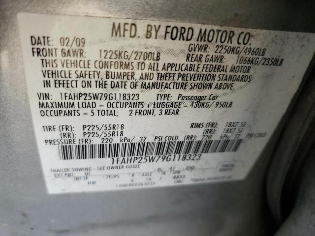 Photo 11 VIN: 1FAHP25W79G118323 - FORD TAURUS LIM 