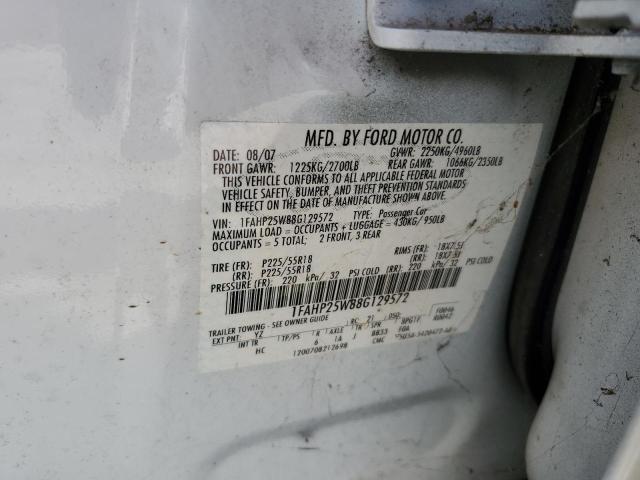 Photo 12 VIN: 1FAHP25W88G129572 - FORD TAURUS LIM 