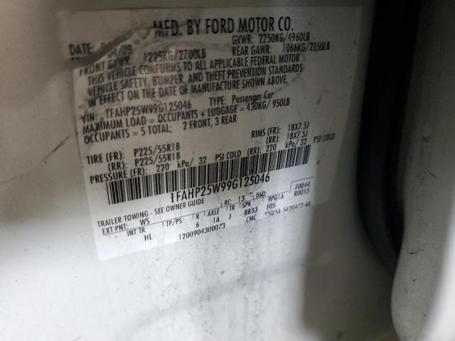 Photo 12 VIN: 1FAHP25W99G125046 - FORD TAURUS 