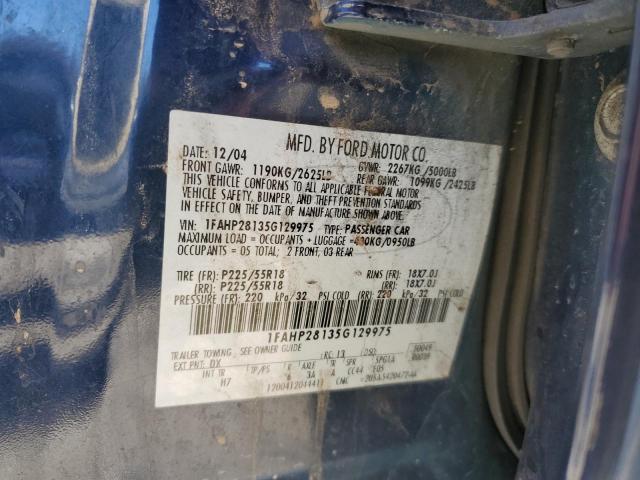 Photo 11 VIN: 1FAHP28135G129975 - FORD 500 