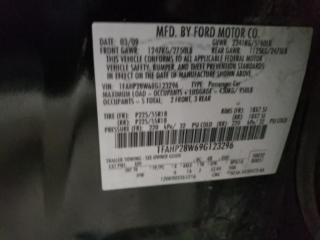 Photo 11 VIN: 1FAHP28W69G123296 - FORD TAURUS LIM 