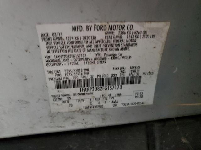 Photo 11 VIN: 1FAHP2D82FG157173 - FORD TAURUS SE 