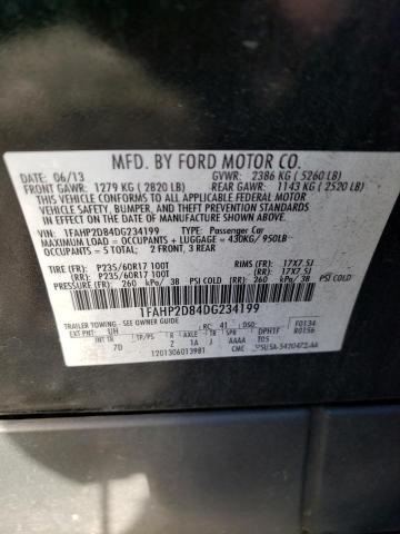 Photo 11 VIN: 1FAHP2D84DG234199 - FORD TAURUS 