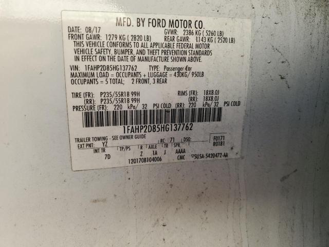 Photo 11 VIN: 1FAHP2D85HG137762 - FORD TAURUS 