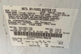 Photo 9 VIN: 1FAHP2D89DG188658 - FORD TAURUS SE 