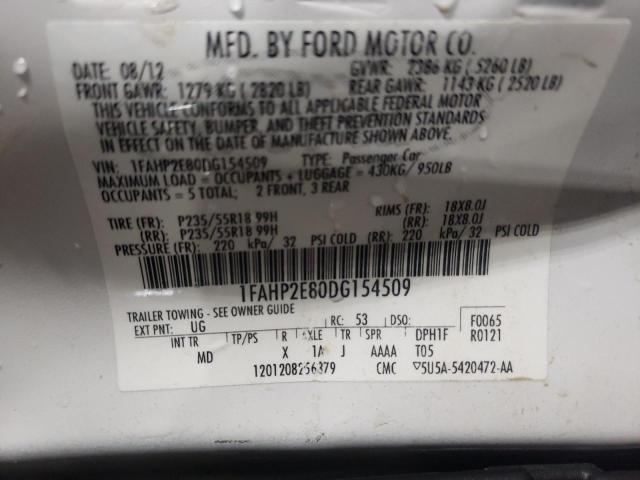 Photo 11 VIN: 1FAHP2E80DG154509 - FORD TAURUS SEL 