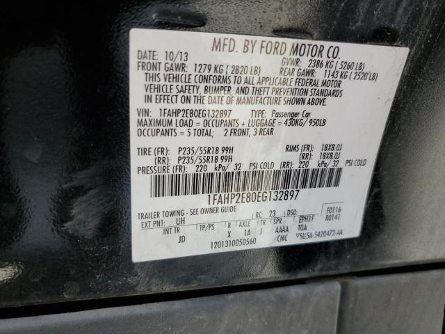 Photo 11 VIN: 1FAHP2E80EG132897 - FORD TAURUS 