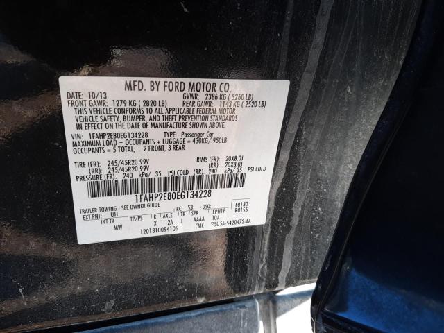 Photo 11 VIN: 1FAHP2E80EG134228 - FORD TAURUS SEL 