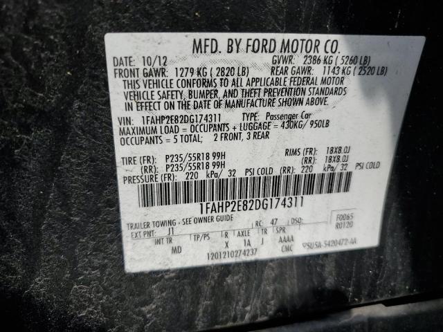 Photo 11 VIN: 1FAHP2E82DG174311 - FORD TAURUS 