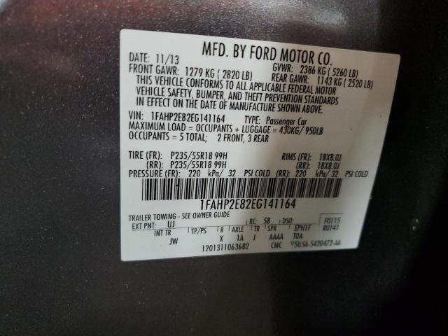 Photo 11 VIN: 1FAHP2E82EG141164 - FORD TAURUS 