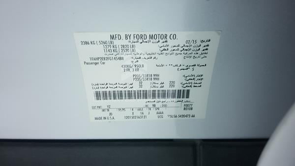 Photo 2 VIN: 1FAHP2E82FG145488 - FORD TAURUS 