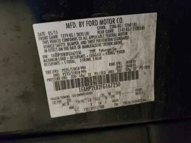 Photo 11 VIN: 1FAHP2E82FG167250 - FORD TAURUS 