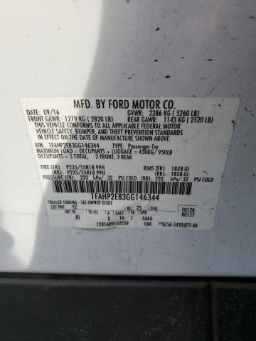 Photo 11 VIN: 1FAHP2E83GG146344 - FORD TAURUS 