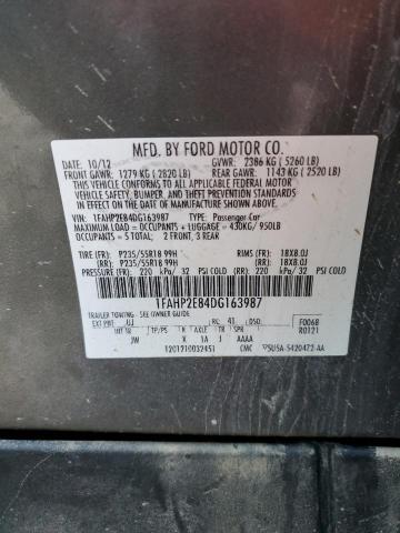 Photo 11 VIN: 1FAHP2E84DG163987 - FORD TAURUS 