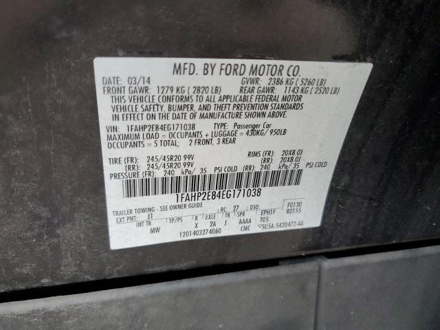 Photo 11 VIN: 1FAHP2E84EG171038 - FORD TAURUS 