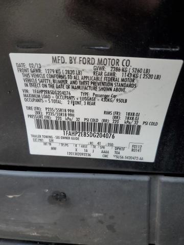 Photo 11 VIN: 1FAHP2E85DG204076 - FORD TAURUS SEL 