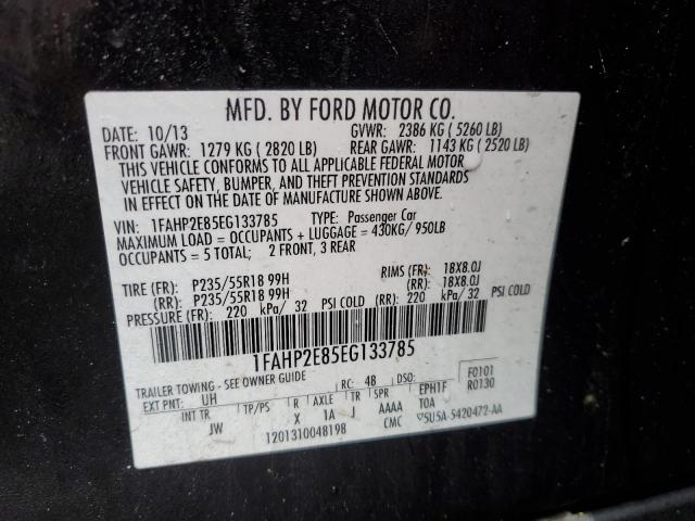 Photo 11 VIN: 1FAHP2E85EG133785 - FORD TAURUS 