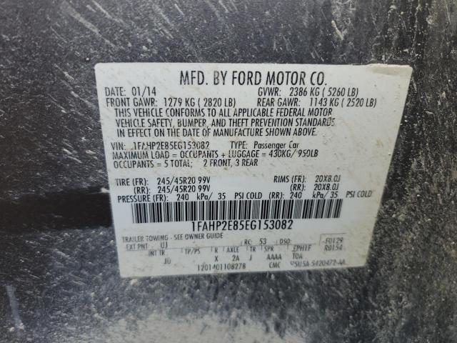 Photo 11 VIN: 1FAHP2E85EG153082 - FORD TAURUS 