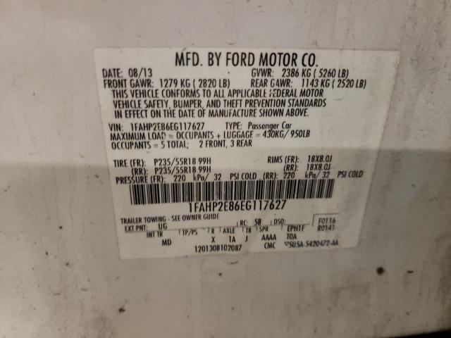 Photo 11 VIN: 1FAHP2E86EG117627 - FORD TAURUS 