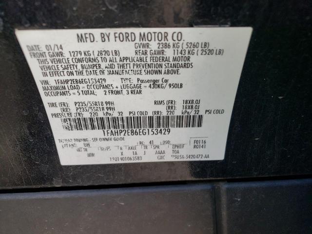 Photo 9 VIN: 1FAHP2E86EG153429 - FORD TAURUS 