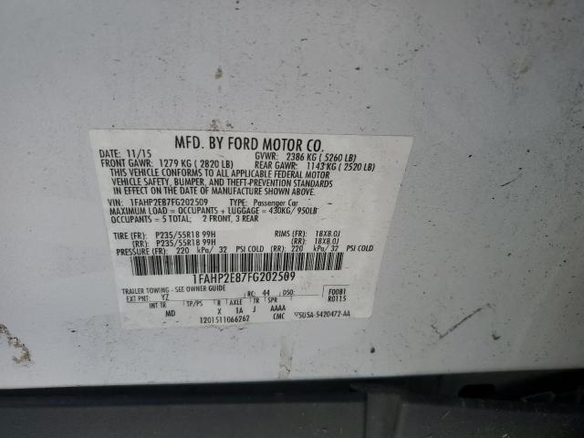 Photo 11 VIN: 1FAHP2E87FG202509 - FORD TAURUS 