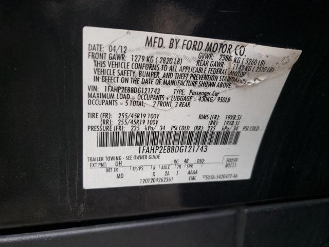 Photo 12 VIN: 1FAHP2E88DG121743 - FORD TAURUS 