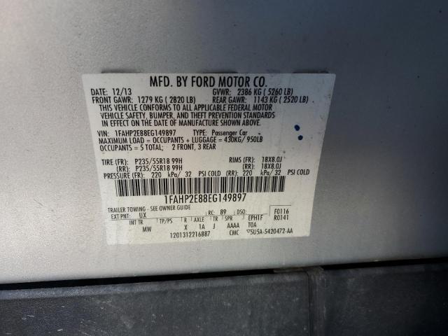 Photo 12 VIN: 1FAHP2E88EG149897 - FORD TAURUS 