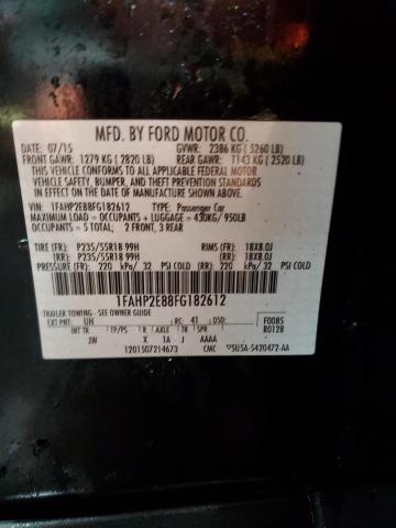 Photo 11 VIN: 1FAHP2E88FG182612 - FORD TAURUS 