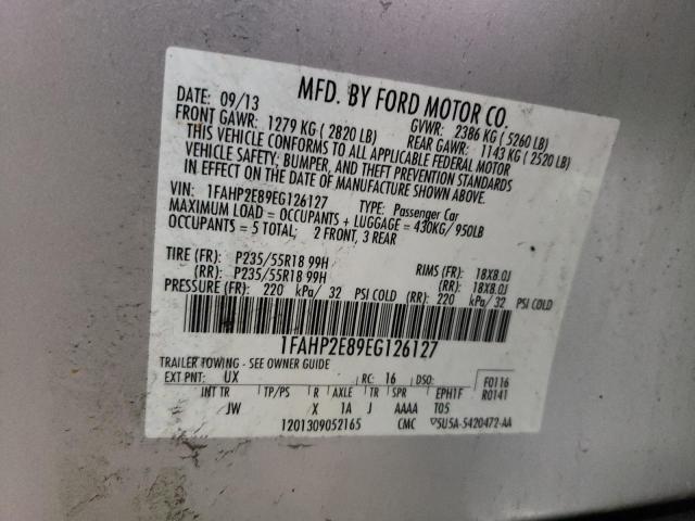 Photo 12 VIN: 1FAHP2E89EG126127 - FORD TAURUS 