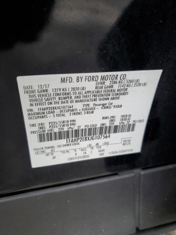 Photo 11 VIN: 1FAHP2E8XJG107564 - FORD TAURUS 