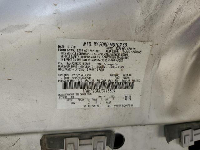 Photo 11 VIN: 1FAHP2E8XJG115809 - FORD TAURUS SEL 